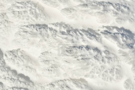 Mt Yotei Nieve y hielo Superficie del viento Fondo Nieve Hielo. Foto de alta calidad