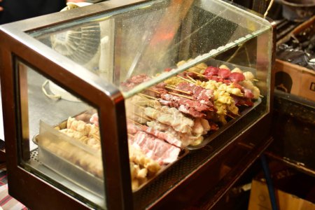 Japanese barbecue in tokyo japan traditional delicious. High quality photo