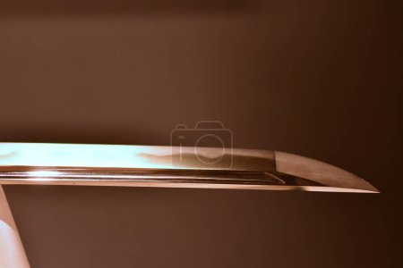 Photo for Japanese sword blade old tradition sharp tokyo. High quality photo - Royalty Free Image