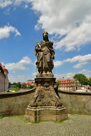 Bamberg ancienne ville pont regnitz bavaria Allemagne. Photo de haute qualité