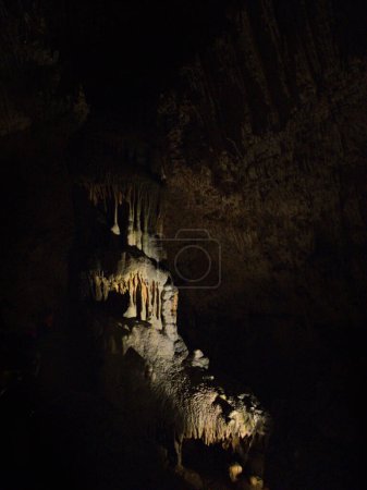 Photo for Roset-Fluans, France 2022 : Visit of the magnificent Grotte d'Osselle, discovered in the 13th century - Royalty Free Image