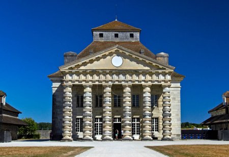Photo for Arc-et-Senans, France 2022: Visit the magnificent Royal Saltworks built in the 18th century by the royal architect Claude-Nicolas LEDOUX. - Royalty Free Image