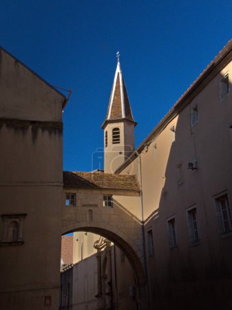 Foto de Dle, agosto 2022 - Visita a la hermosa ciudad de Dle en Franche-Comt Borgoña - Lugar de nacimiento de Louis PASTEUR - Imagen libre de derechos