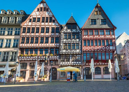 Foto de Antiguos edificios tradicionales en Frankfurt, Alemania - Imagen libre de derechos