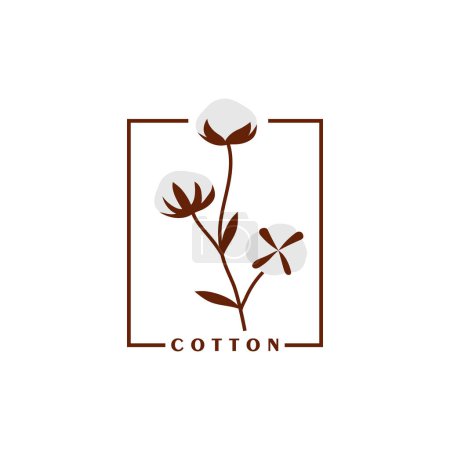 Illustration for Cotton bud logo design vector template - Royalty Free Image