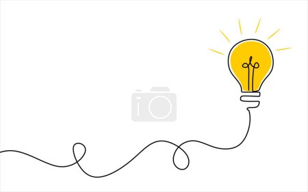 Illustration for Light bulb. vector illustration - Royalty Free Image