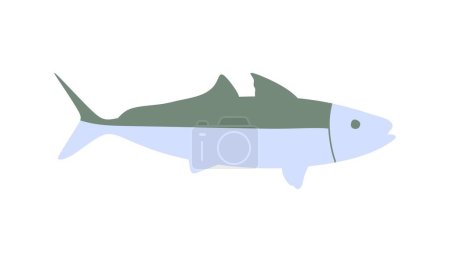 Illustration for Scad fish vector flat icon on white background - Royalty Free Image