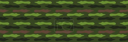 Illustration for Texture military camouflage seamless pattern. Abstract army and hunting camouflage ornament. Seamless camouflage background. vector - Royalty Free Image