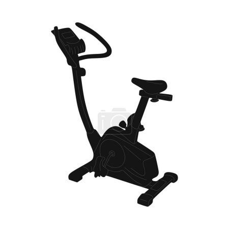 Illustration for Bicycle sport icon vector, eps10, isolate on white background, illustration exercise bike - Royalty Free Image
