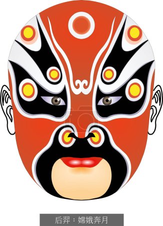 Ilustración de Material de máscara de carácter dramático - Imagen libre de derechos