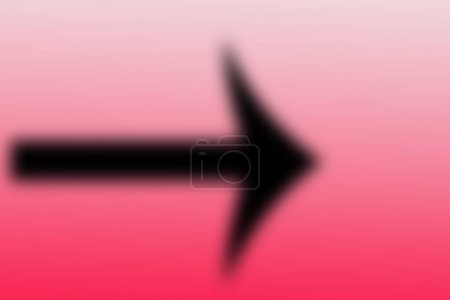 Photo for Black arrow. vector illustration - Royalty Free Image