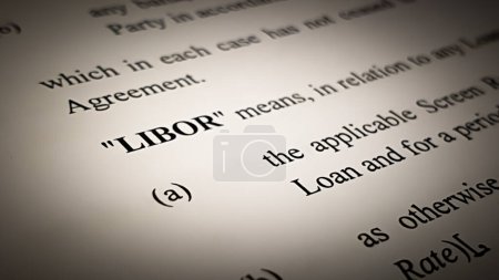 Photo for Definition of LIBOR, ahead of the IBOR transition for the financial markets - Royalty Free Image