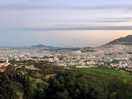 Photo for Unveil the hidden wonders of Tetouan from a new and captivating perspective, exploring the city as you've never seen it before - Royalty Free Image
