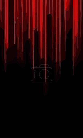 Illustration for Aesthetic red abstract background with copy space area. Suitable for poster and banner - Royalty Free Image