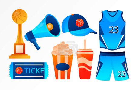 Le joueur de basket-ball met un produit en bleu électrique un maillot avec le numéro 23 en caractères gras. Une illustration élégante de l'athlétisme et du style