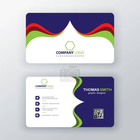 Photo for Modern business card design - Royalty Free Image