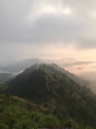 Photo for View of hill located in Berekeh, Perak, Malaysia. - Royalty Free Image