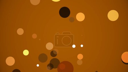 Foto de Círculos surgen sobre un fondo colorido - Imagen libre de derechos