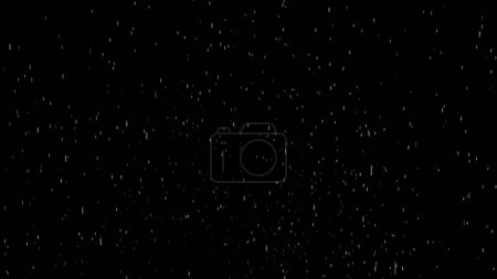 Photo for Particles spring up on a black background - Royalty Free Image