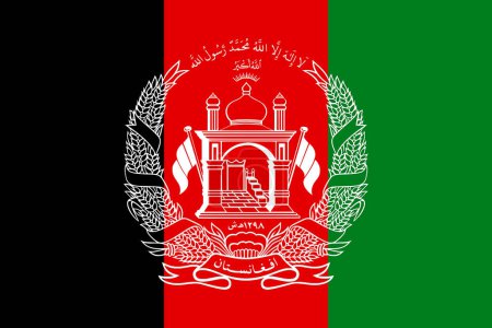 Téléchargez les photos : Le drapeau national de l'Afghanistan - en image libre de droit