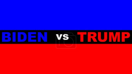 Foto de Estados Unidos, 9 de abril de 2020: BIDEN vs TRUMP para las elecciones presidenciales de Estados Unidos del 3 de noviembre de 2020 - Imagen libre de derechos