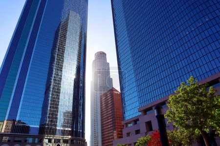 Téléchargez les photos : Los Angeles, Californie - 30 septembre 2019 : Downtown LOS ANGELES Skyscrapers view - en image libre de droit