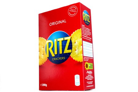 Photo for Rome, Italy  November 10, 2021: RITZ Crackers. Ritz is a brand introduced by Nabisco in 1934 and owned by Mondelez International - Royalty Free Image