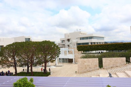 Photo for Los Angeles, California - May 10, 2019: view of The Getty Center Museum in Los Angeles - Royalty Free Image