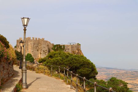 View of Erice, Sicily, Italy