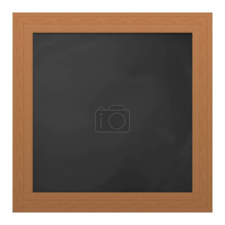 Blank framed Chalkboard - Digital 3D Illustration