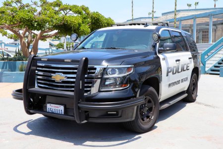 Photo for Redondo Beach, California, USA - May 26, 2023: Redondo Beach Police Car - Royalty Free Image