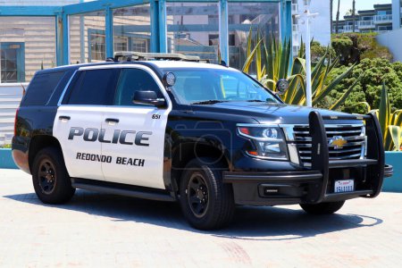 Téléchargez les photos : Redondo Beach, Californie, États-Unis - 26 mai 2023 : Vue de Redondo Beach (comté de Los Angeles), Californie - en image libre de droit