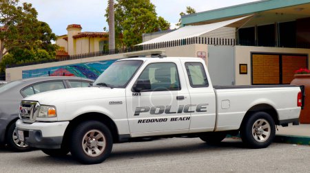 Téléchargez les photos : Redondo Beach, Californie, États-Unis - 26 Mai 2023 : Redondo Beach Police Car - en image libre de droit