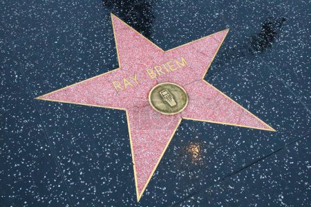 Téléchargez les photos : USA, CALIFORNIA, HOLLYWOOD - 20 mai 2019 : Ray Briem sur le Hollywood Walk of Fame à Hollywood, Californie - en image libre de droit