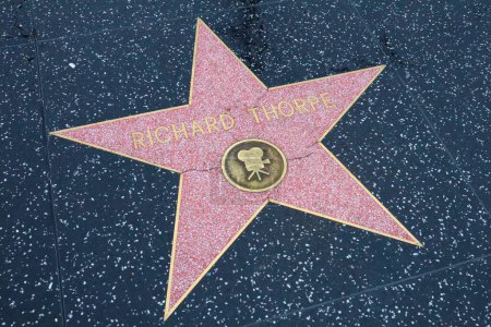 Foto de USA, CALIFORNIA, HOLLYWOOD - 20 de mayo de 2019: Richard Thorpe protagoniza el Paseo de la Fama de Hollywood en Hollywood, California - Imagen libre de derechos