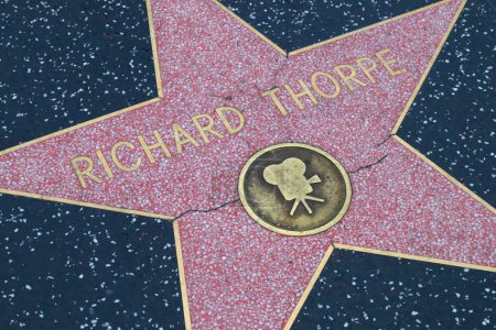 Foto de USA, CALIFORNIA, HOLLYWOOD - 20 de mayo de 2019: Richard Thorpe protagoniza el Paseo de la Fama de Hollywood en Hollywood, California - Imagen libre de derechos