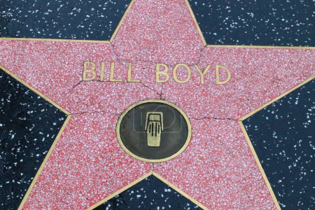 Foto de USA, CALIFORNIA, HOLLYWOOD - 20 de mayo de 2019: Bill Boyd protagoniza el Paseo de la Fama de Hollywood en Hollywood, California - Imagen libre de derechos