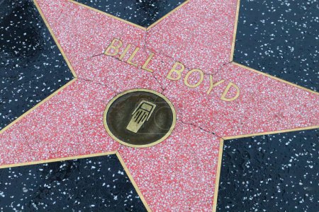 Photo for USA, CALIFORNIA, HOLLYWOOD - May 20, 2019: Bill Boyd star on the Hollywood Walk of Fame in Hollywood, California - Royalty Free Image