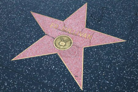 Photo for USA, CALIFORNIA, HOLLYWOOD - May 20, 2019: Ed Sullivan star on the Hollywood Walk of Fame in Hollywood, California - Royalty Free Image