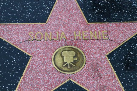 Photo for USA, CALIFORNIA, HOLLYWOOD - May 20, 2019: Sonja Henie star on the Hollywood Walk of Fame in Hollywood, California - Royalty Free Image