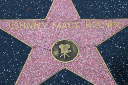 Téléchargez les photos : USA, CALIFORNIA, HOLLYWOOD - 20 mai 2019 : Johnny Mack Brown sur le Hollywood Walk of Fame à Hollywood, Californie - en image libre de droit