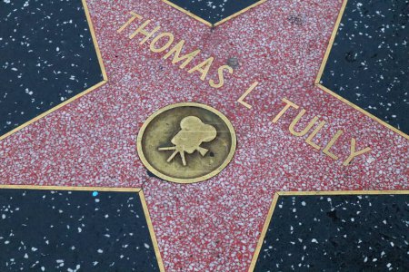 Photo for USA, CALIFORNIA, HOLLYWOOD - May 20, 2019: Thomas L Tully star on the Hollywood Walk of Fame in Hollywood, California - Royalty Free Image