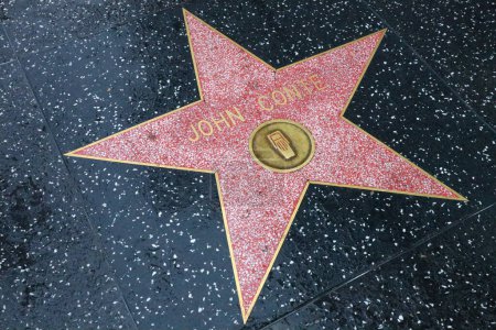 Foto de USA, CALIFORNIA, HOLLYWOOD - 20 de mayo de 2019: John Conte protagoniza el Paseo de la Fama de Hollywood en Hollywood, California - Imagen libre de derechos