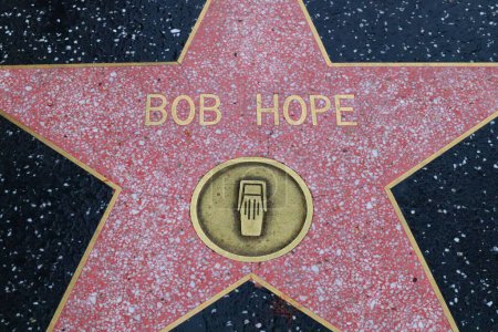 Téléchargez les photos : USA, CALIFORNIA, HOLLYWOOD - 20 mai 2019 : Bob Hope sur le Hollywood Walk of Fame à Hollywood, Californie - en image libre de droit