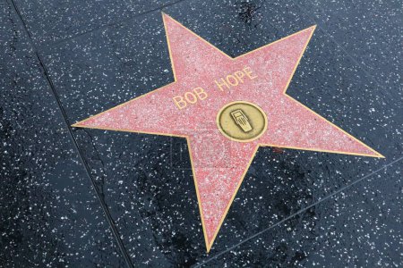 Téléchargez les photos : USA, CALIFORNIA, HOLLYWOOD - 20 mai 2019 : Bob Hope sur le Hollywood Walk of Fame à Hollywood, Californie - en image libre de droit