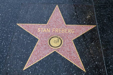 Photo for USA, CALIFORNIA, HOLLYWOOD - May 20, 2019: Stan Freberg star on the Hollywood Walk of Fame in Hollywood, California - Royalty Free Image