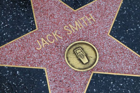 Téléchargez les photos : USA, CALIFORNIA, HOLLYWOOD - 20 mai 2019 : Jack Smith sur le Hollywood Walk of Fame à Hollywood, Californie - en image libre de droit