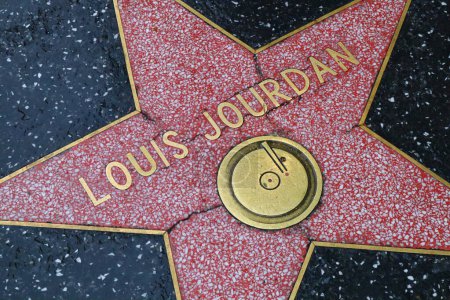 Photo for USA, CALIFORNIA, HOLLYWOOD - May 20, 2019: Louis Jordan star on the Hollywood Walk of Fame in Hollywood, California - Royalty Free Image