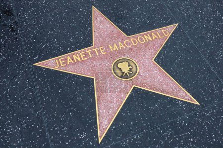 Téléchargez les photos : USA, CALIFORNIA, HOLLYWOOD - 18 avril 2019 : Jeanette MacDonald sur le Hollywood Walk of Fame à Hollywood, Californie - en image libre de droit