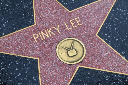 Foto de USA, CALIFORNIA, HOLLYWOOD - 20 de mayo de 2019: Pinky Lee protagoniza el Paseo de la Fama de Hollywood en Hollywood, California - Imagen libre de derechos